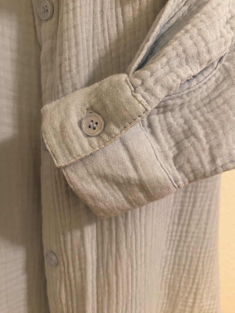Lulus Blue Button-Up Top - Picture 9 of 12